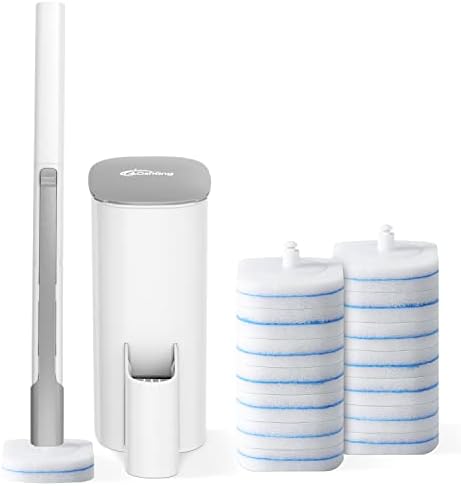 oshang Disposable Toilet Brush with 14 Refills 1