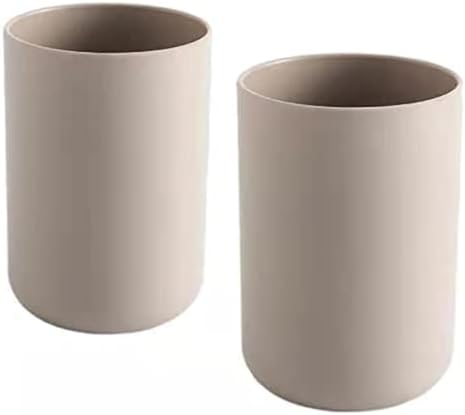 Bathroom Tumblers 2Pcs - Dishwasher Safe Unbreakable 10floz 300ml