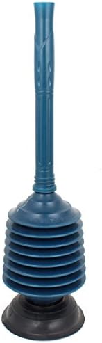 Qtqgoitem Plastic Suction Toilet Plunger Blue Black