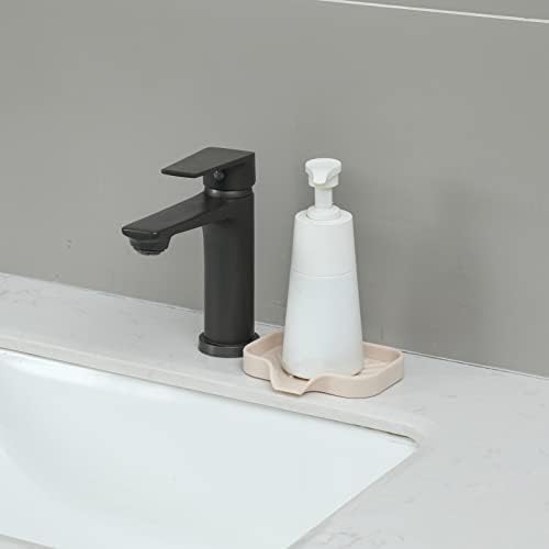 Silicone Bathroom Soap Dish with Drain Spout