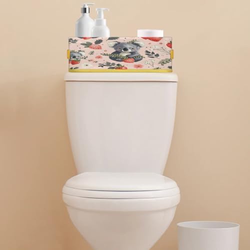 Snatocys Cute Koala Toilet Paper Basket with Handles