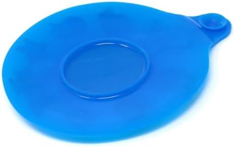 Yueton Blue Silicone Bath Drain Stopper with Cute Cartoon Design