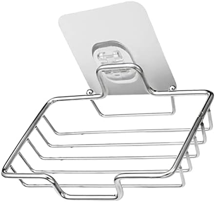 Stainless Steel Wall-Mount Soap Dish with Self Draining Design