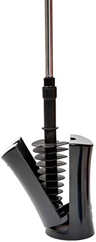 ToiletShroom Plunger with Caddy Holder Black