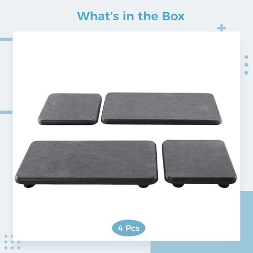 Epicover 4 Pcs Bathroom Sink Vanity Trays Set