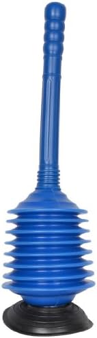 Qtqgoitem Suction Power Toilet Plunger Blue 1