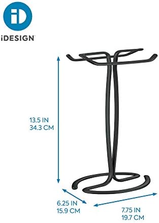 InterDesign iDesign 55637 Matte Black Towel Rack