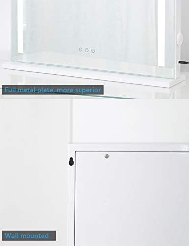 iCREAT Vanity Mirror with USB Light Strip 18x228 Inch