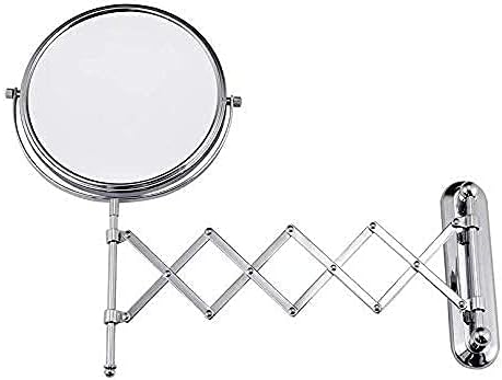 ZADIKO 360 Degree Wall-Mounted Vanity Mirror with 3X5X Magnification
