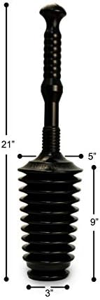 Master Plunger MP500-3TB Heavy Duty Toilet Plunger Kit 1
