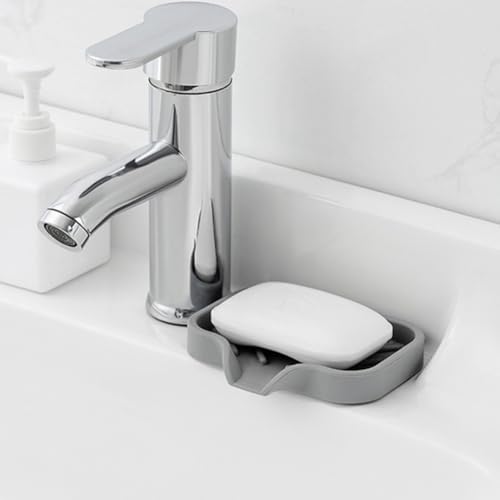 Self Draining Soap Bar Holder S Grey