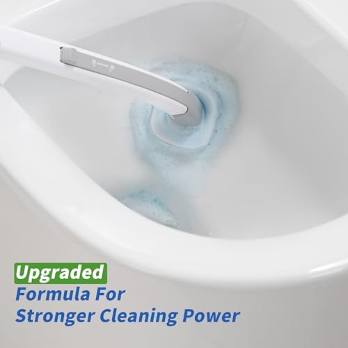 oshang Disposable Toilet Brush with 14 Refills 1
