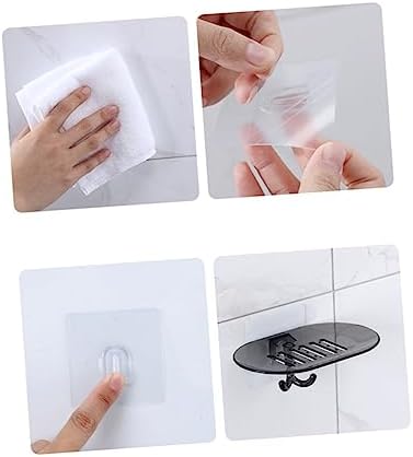 Beatifufu Wall Mounted Soap Dish with Hook and Draining Holes