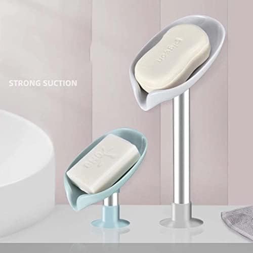 SOHODECO Soap Holder for Shower Self-Draining Suction Cup Bath Accessory