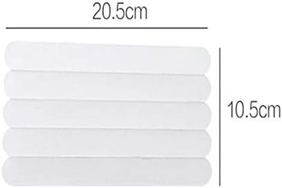 Flybloom 5 Pcs Transparent Non-Slip Stickers for Bath Pool