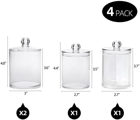 Tbestmax 12 Oz 10 Oz Q-Tip Holder Set