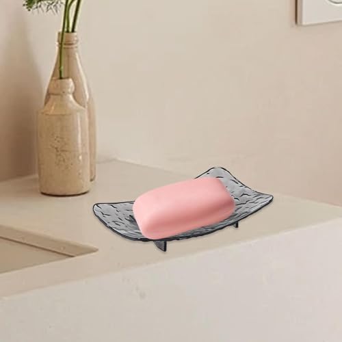 Glaciers Pattern Soap Dish with Drain Holes 1