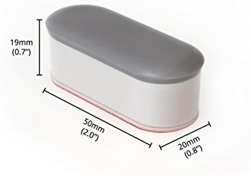 LUXE Bidet 4 Piece Toilet Seat Bumper Kit