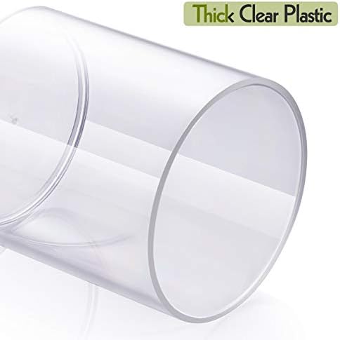 AOZITA 2 Pack Acrylic Q-tip Holder Dispenser