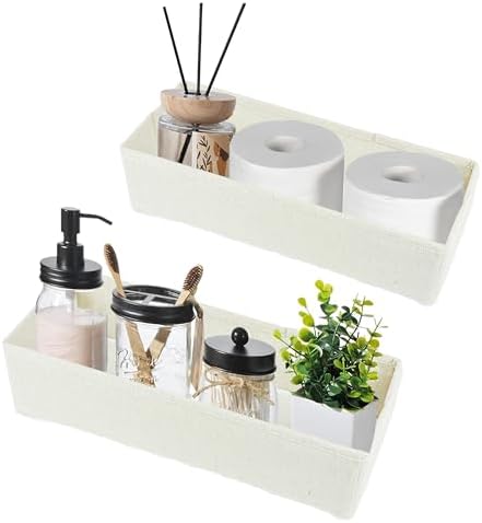2 Pcs Toilet Paper Basket for Back of Toilet
