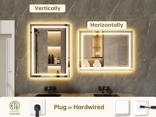 LOYAL STAR 72x36 LED Vanity Mirror with Backlit Front Light
