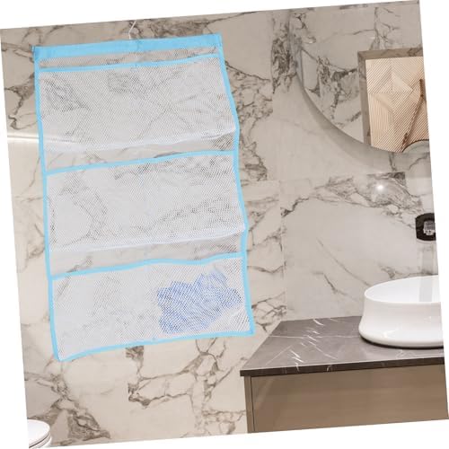 Alipis Mesh Shower Organizer for Shower Curtain Rings