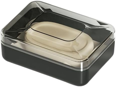 PET Soap Dish with Drain and Lid