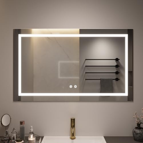 Yidabath LED Mirror with Front Light 24x32 Inch