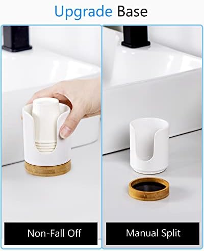 Viosuniu Ceramic Cup Dispenser - BPA Free Kids Safe White