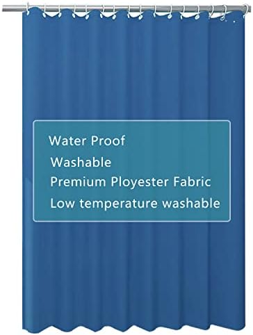 BSLINER Fabric Shower Curtain Liner with Weighted Bottom