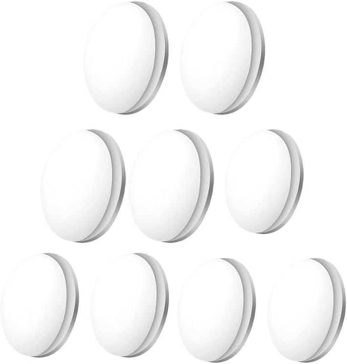 Galepromot 4Pcs White Magnetic Shower Curtain Weights