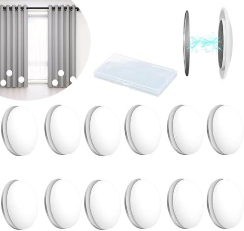12 Pack Magnetic Curtain Weights for Shower Curtains