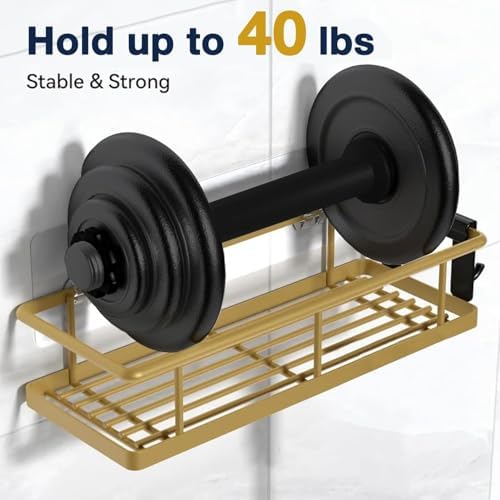 2 pcs Shower Caddy Adhesive Replacement Hooks Stickers No Drilling