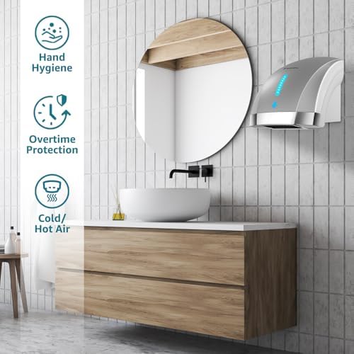 Modunful Quiet Touchless Hand Dryer for Bathrooms