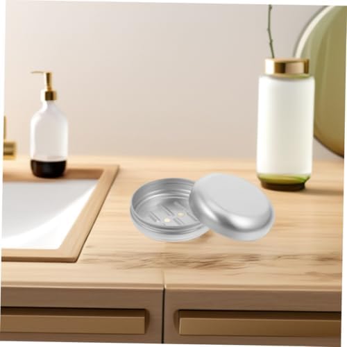 Portable Aluminum Soap Holder with Drainage