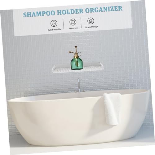 FOYTOKI Aluminum Shower Shelf for Home Hotel Bathroom Use