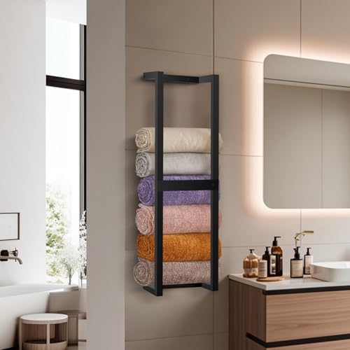 32 Inch Wall Mounted Towel Rack for Small Bathrooms
