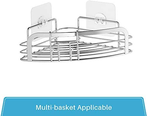 LUXEAR 6-Piece Reusable Adhesive Sticker for Bathroom and Kitchen