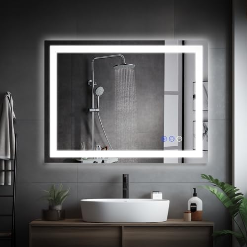 36 x 28 LED Bathroom Mirror with Touch Controls