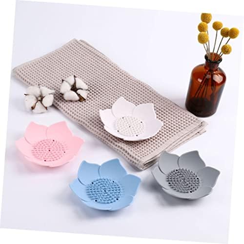 MAGICLULU 2Pcs Silicone Soap Holders with Drainage Design