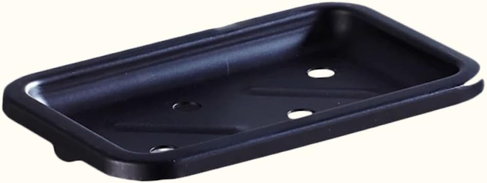 UTHCLO Vintage Black Aluminum Soap Dish Holder