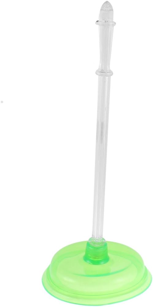 Qtqgoitem Clear Green Toilet Plunger