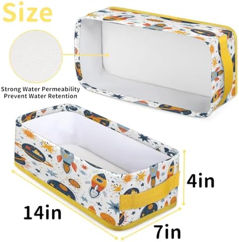 Solar System Toilet Paper Basket with Handles