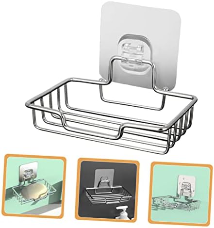 Stainless Steel Wall-Mount Soap Dish with Self Draining Design