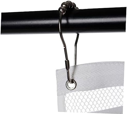 Toiletries Curtain Hanger with 6 Pockets and Mesh Design