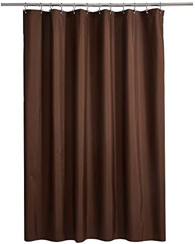 NY HOME Ultimate Waterproof Shower Liner 72x72 Brown