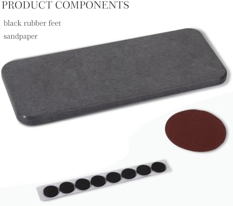 Heagoale Water Absorbing Stone Tray - Dark Grey
