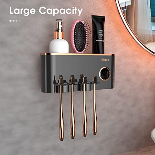 iHave Smart Toothbrush Holder with Dispenser
