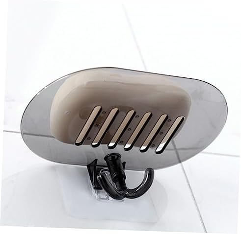 Beatifufu Wall Mounted Soap Dish with Hook and Draining Holes