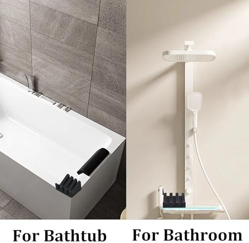 1Pcs Black Silicone Soap Holder for Bathroom and Kitchen